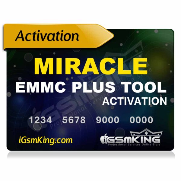 Miracle eMMC Plus Tool Activation