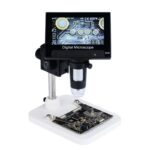 4.3″ LCD HD 720P DM4 1000X Zoom Digital Microscope Endoscope Record With Stand