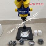 MECHANIC MC75T-B1 .7-4.5X Trinocular Stereo Microscope With LED Light & Lens 0.5x