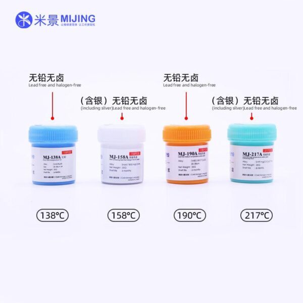 Mijing Solder Flux Paste Cream For PCB BGA SMD Welding