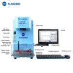 SUNSHINE SS-890B Plus Multifunctional Fiber Laser Machine for Mobile Phone Back Cover Laser Marking to Remove The Back Cover
