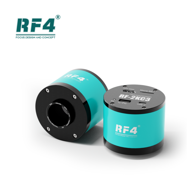 RF4 RF 2KC3 2K HD Output High Resolution Adjustable Camera for Trinocular Stereo Microscope