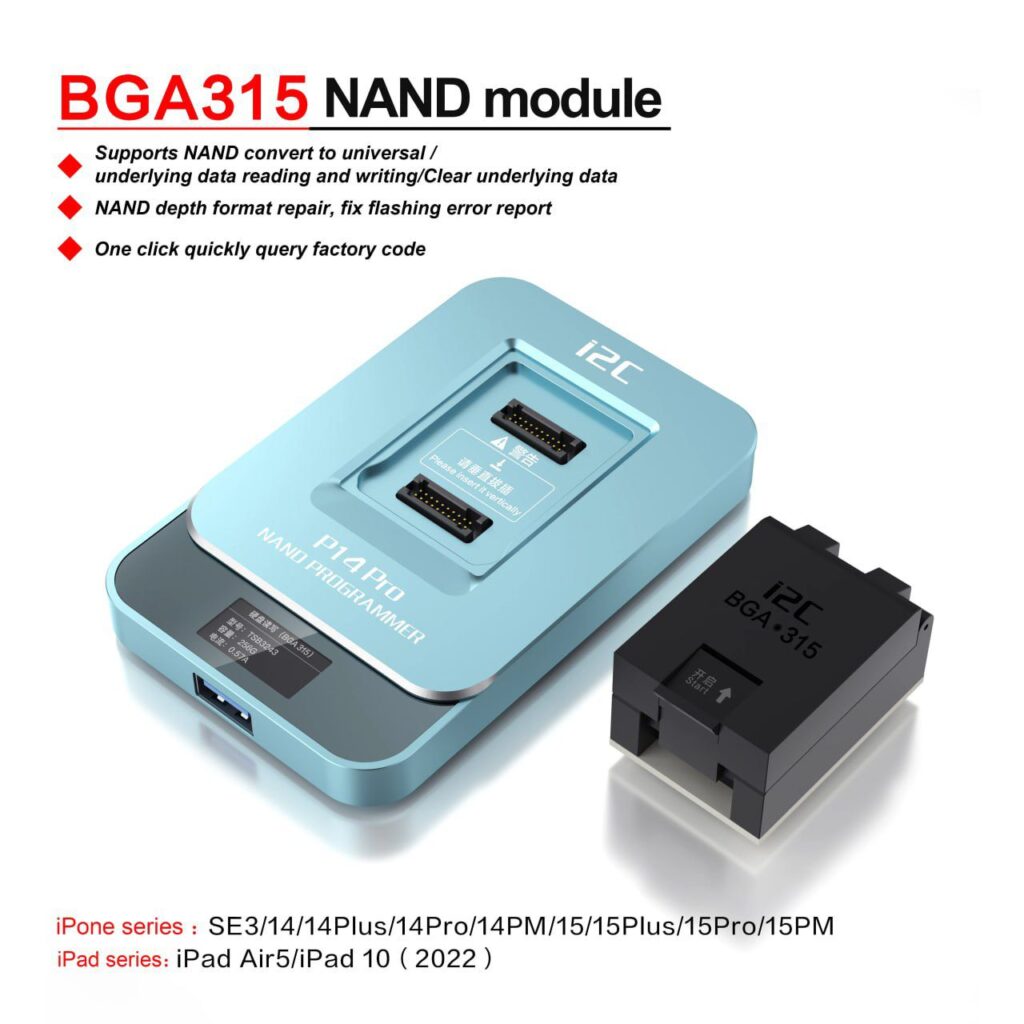 I2C P14 Pro PCIE NAND Programmer For iPhone 5-15PM Hard Disk DFU One ...