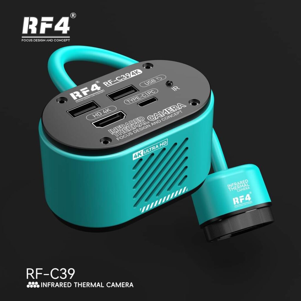 RF4 RF C39 2 in 1 4K Visible and Infrared Dual Spectral Thermal Camera for PCB Fault Detector