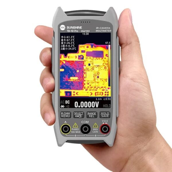 Sunshine TB-10 Pro Handheld Infrared Thermal Imager + Multimeter for PCB Repair & Temp Measurement